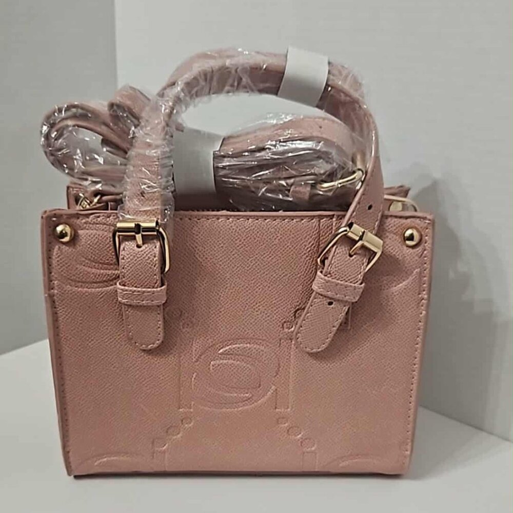 Bebe Zenia Embossed Mini Satchel NWT - Picture 3 of 5